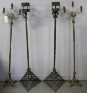 Pair of French Wrought Iron To