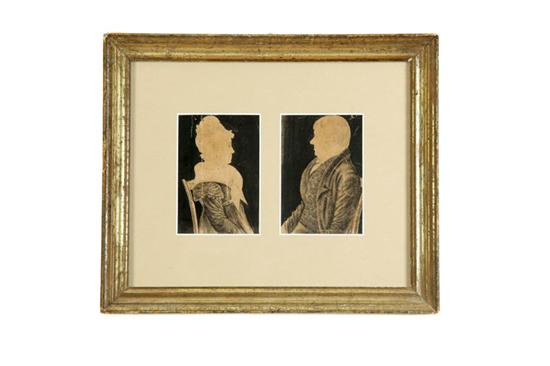 PAIR OF FRONTIER PORTRAITS
