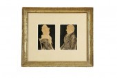 PAIR OF FRONTIER PORTRAITS ((W