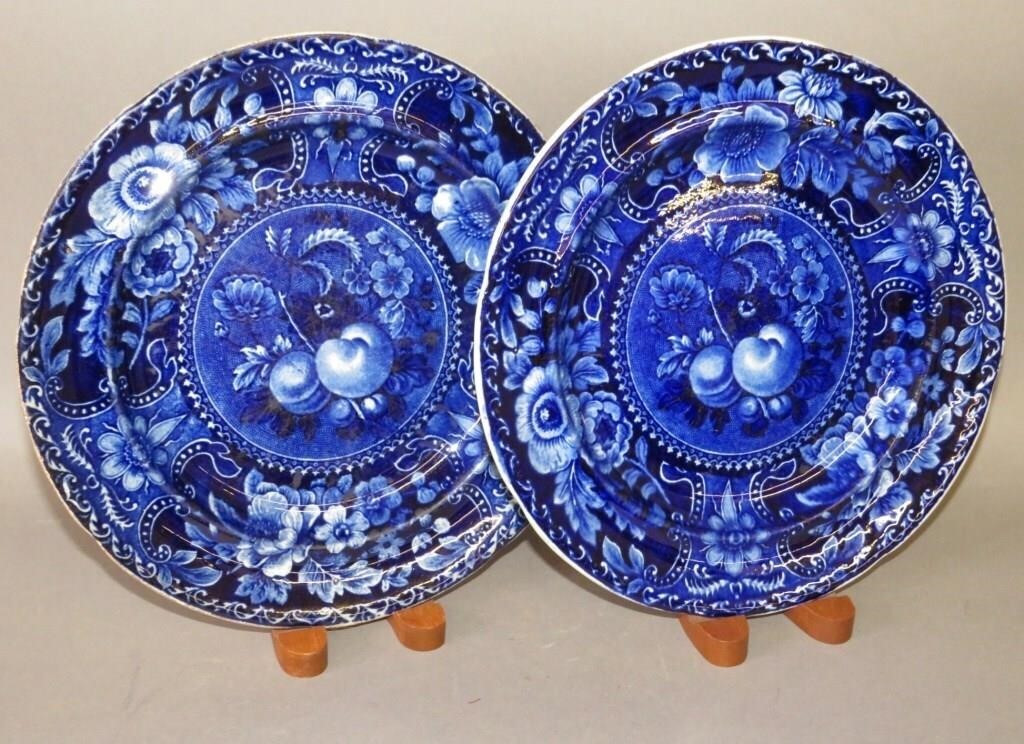 PAIR OF FRUIT AND FLOWERS PATTERN