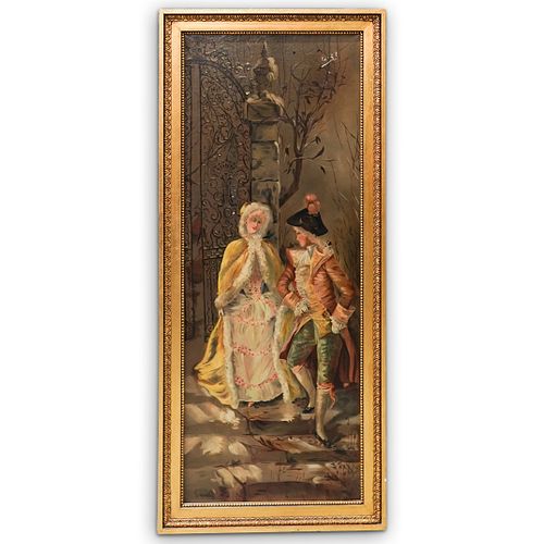 PAIR OF G. LAURET FRENCH SCHOOL OIL