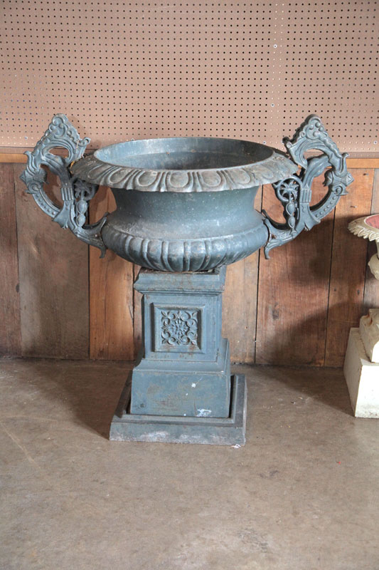 PAIR OF GARDEN URNS  American  late