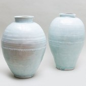 PAIR OF GARETH MASON CELADON G