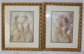 PAIR OF GARY BENFIELD SIGNED L
