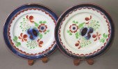 PAIR OF GAUDY WELSH IRONSTONE