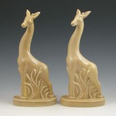 Pair of General Ceramics giraf
