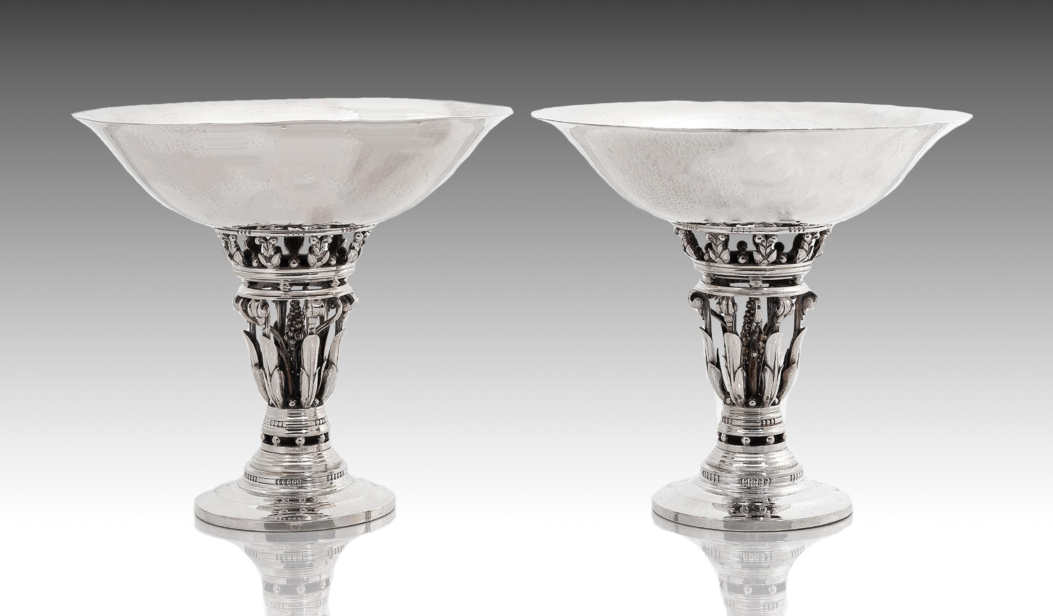 PAIR OF GEORG JENSEN "PRINCESS"