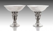 PAIR OF GEORG JENSEN "PRINCESS