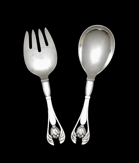 Pair of Georg Jensen sterling