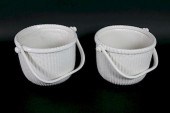 PAIR OF GEORGE DAVIS WHITE CER