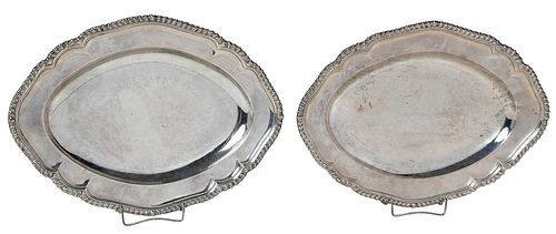 PAIR OF GEORGE II ENGLISH SILVER