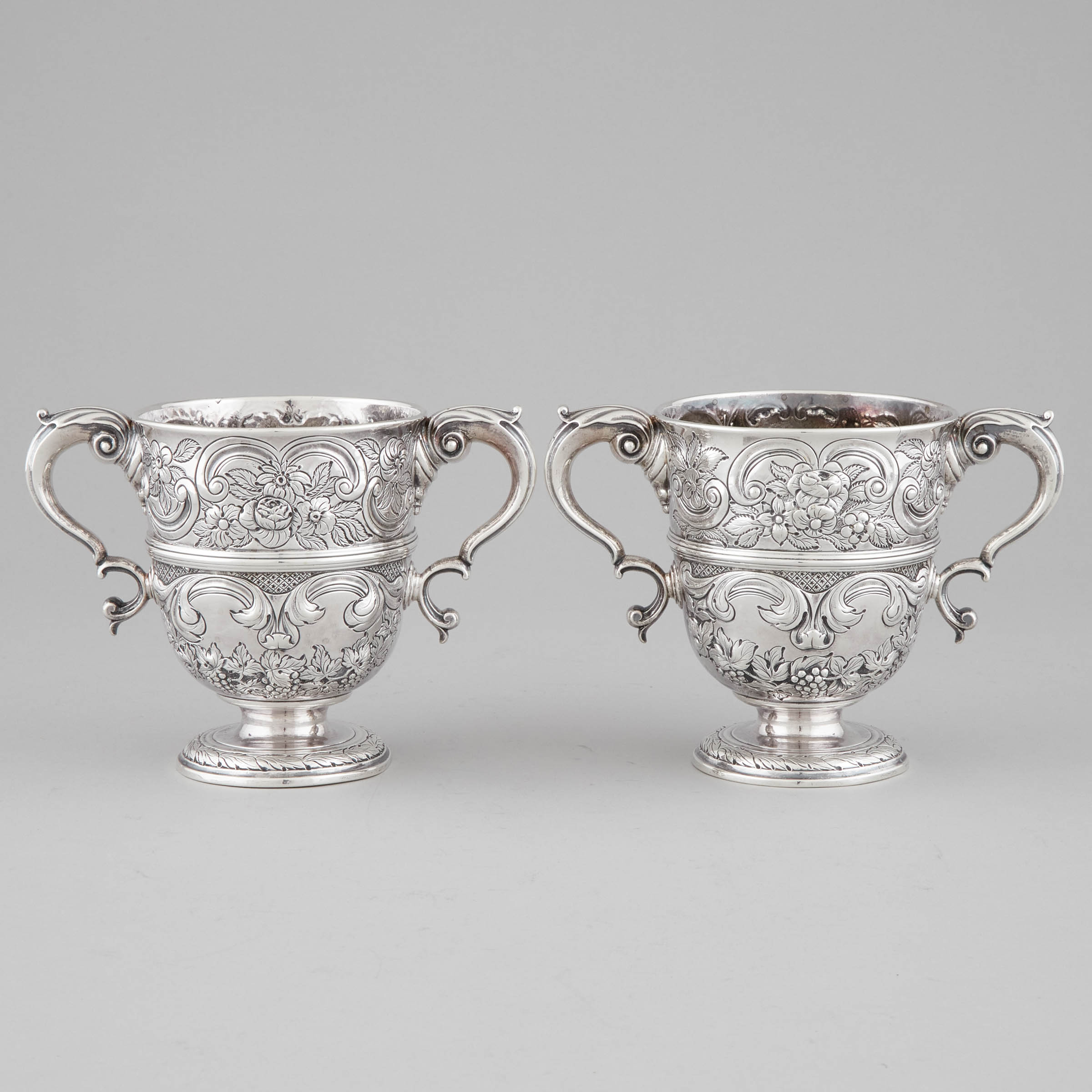 Pair of George II Irish Silver