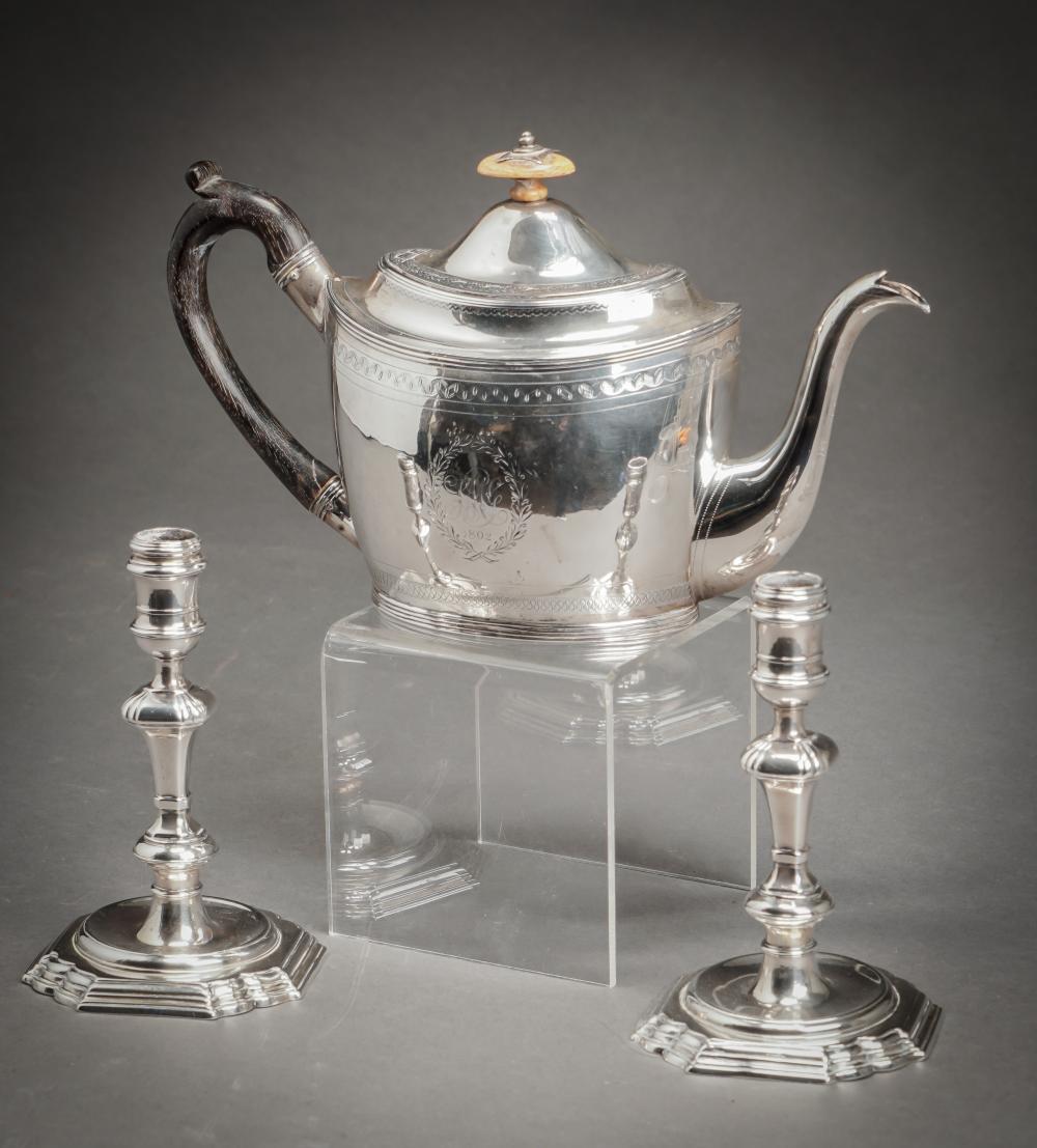 PAIR OF GEORGE II SILVER