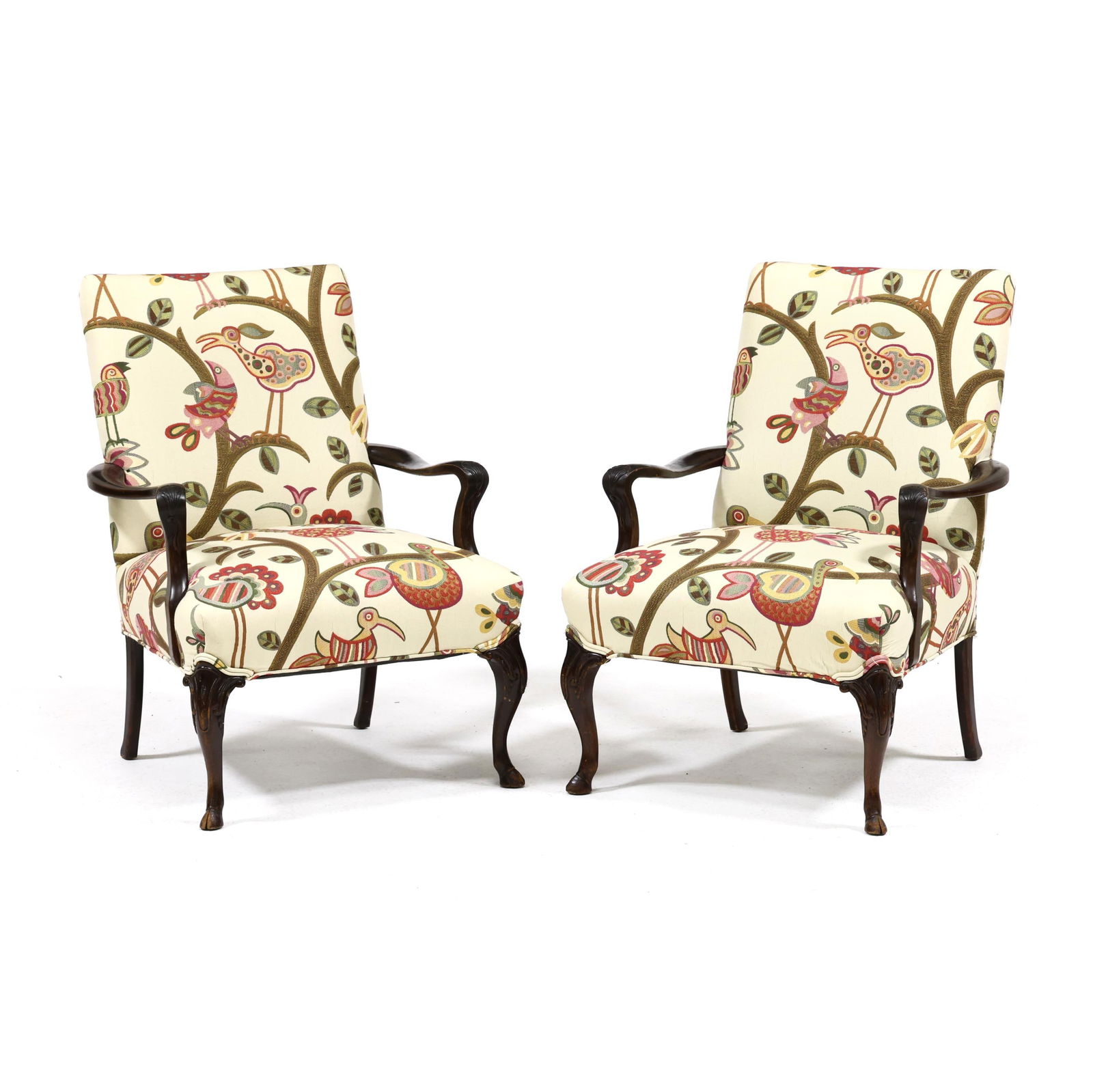 PAIR OF GEORGE II STYLE CARVED