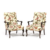 PAIR OF GEORGE II STYLE CARVED