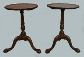 PAIR OF GEORGE II STYLE MAHOGA