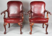 PAIR OF GEORGE II STYLE BURGUN