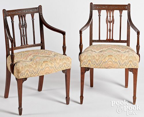 PAIR OF GEORGE III CARVED