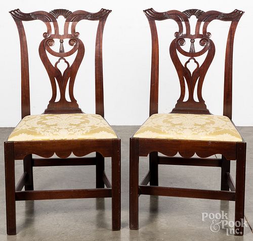 PAIR OF GEORGE III CARVED