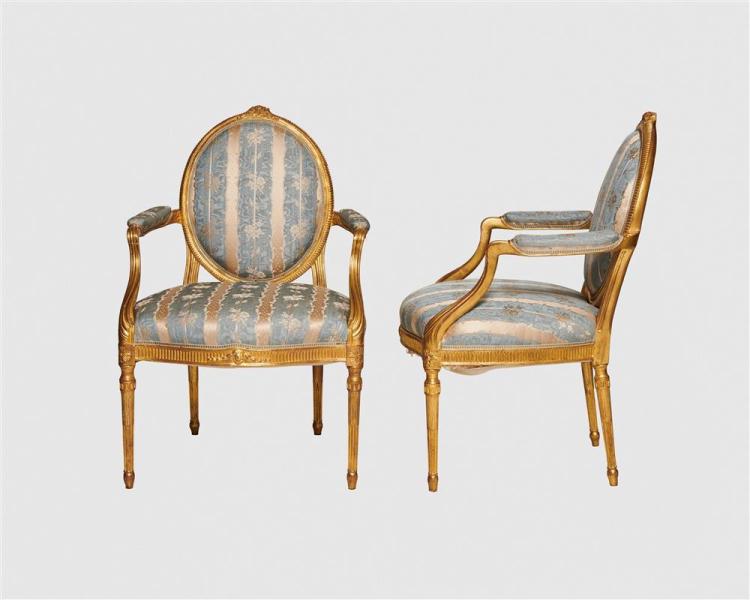 PAIR OF GEORGE III CARVED