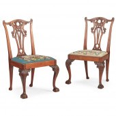 PAIR OF GEORGE III CHIPPENDALE