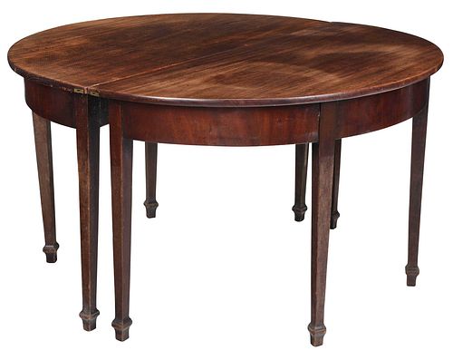 PAIR OF GEORGE III FIGURED MAHOGANY