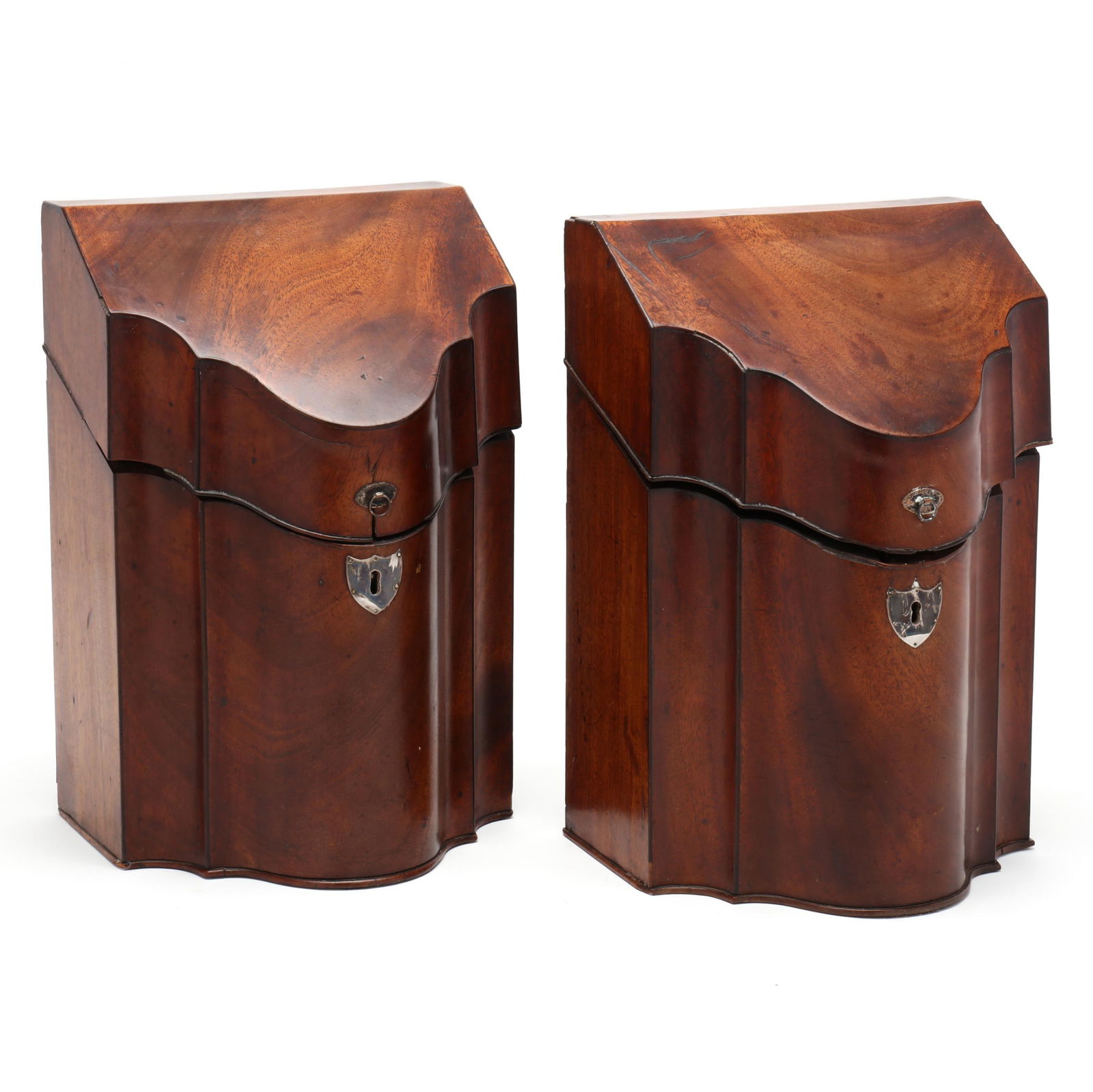 PAIR OF GEORGE III INLAID