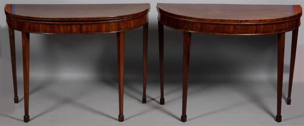 PAIR OF GEORGE III INLAID