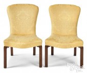PAIR OF GEORGE III MAHOGANY BA