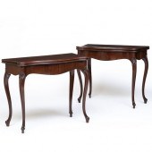 PAIR OF GEORGE III MAHOGANY GA