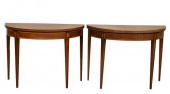 PAIR OF GEORGE III PLUM PUDDIN