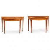 PAIR OF GEORGE III SATINWOOD A