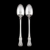 PAIR OF GEORGE III SILVER STUF