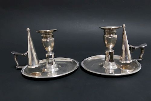 PAIR OF GEORGE III SILVER