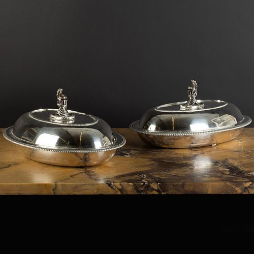 PAIR OF GEORGE III SILVER ENTRÃ©E