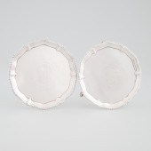 Pair of George III Silver Shap