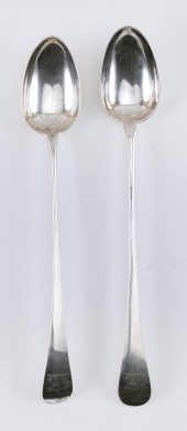 PAIR OF GEORGE III STERLING SI