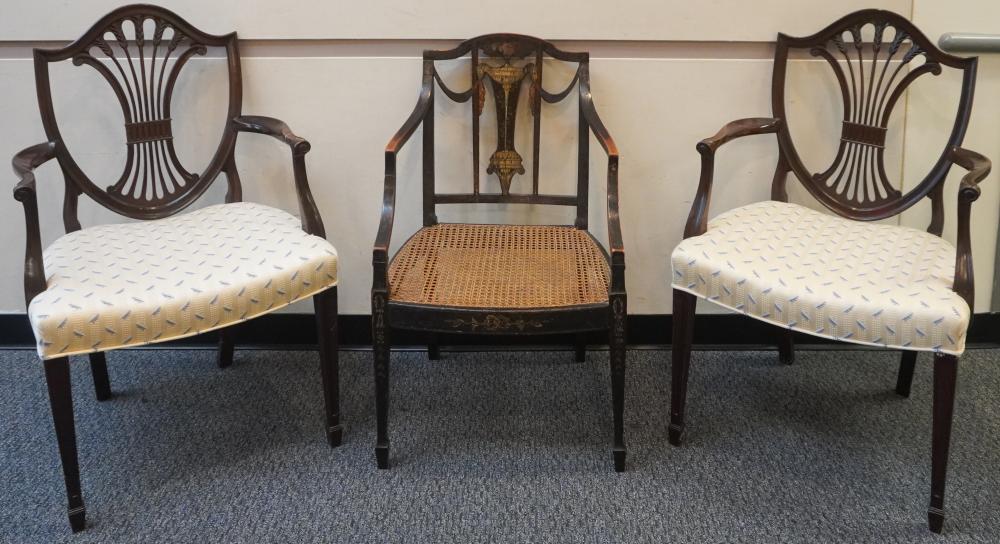 PAIR OF GEORGE III STYLE MAHOGANY