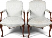 PAIR OF GEORGE III STYLE MAHOG