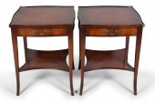 PAIR OF GEORGE III STYLE MAHOG