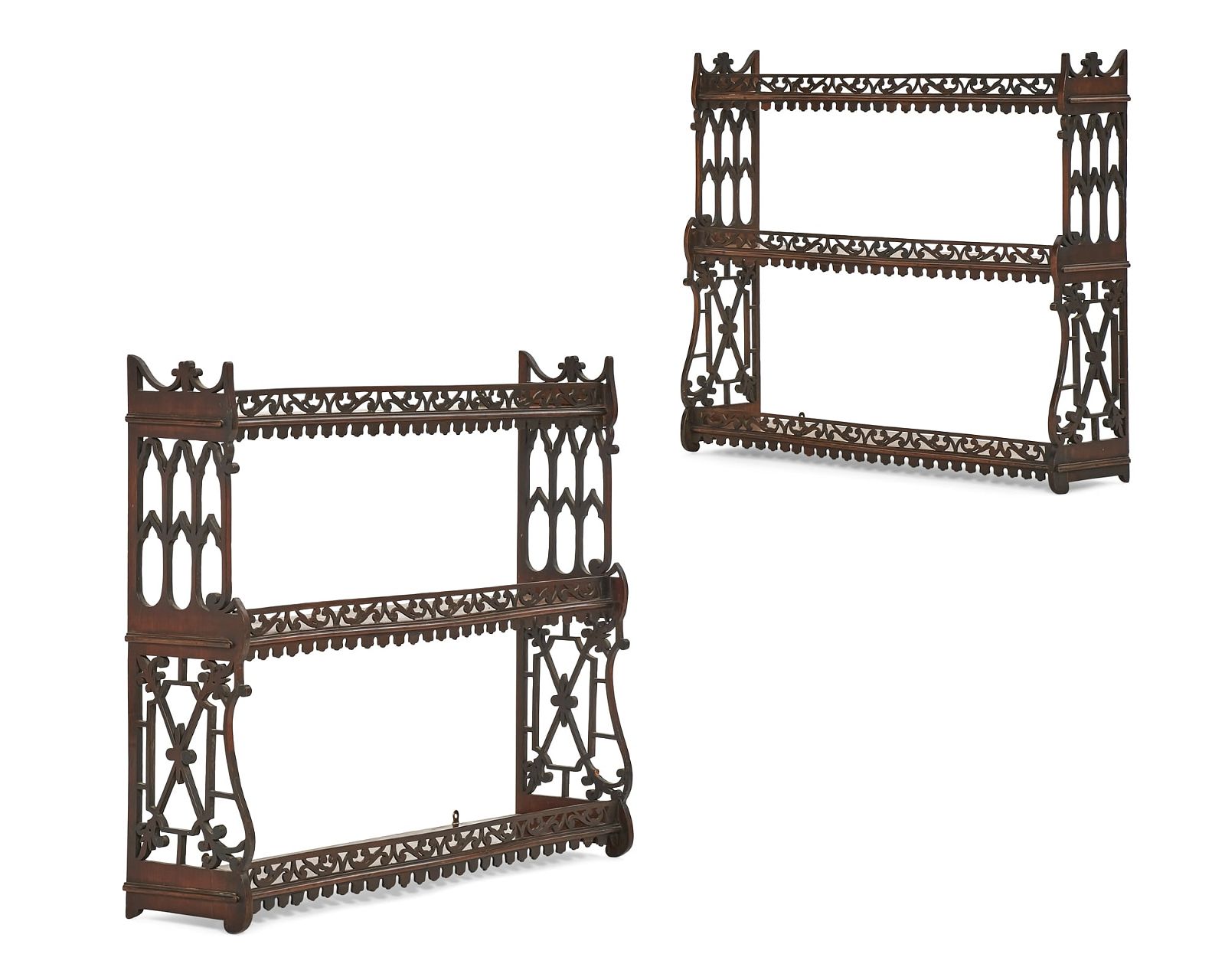 PAIR OF GEORGE III STYLE MAHOGANY