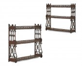 PAIR OF GEORGE III STYLE MAHOG