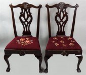 PAIR OF GEORGE III STYLE MAHOG