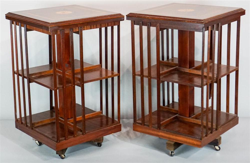 PAIR OF GEORGE III STYLE INLAID