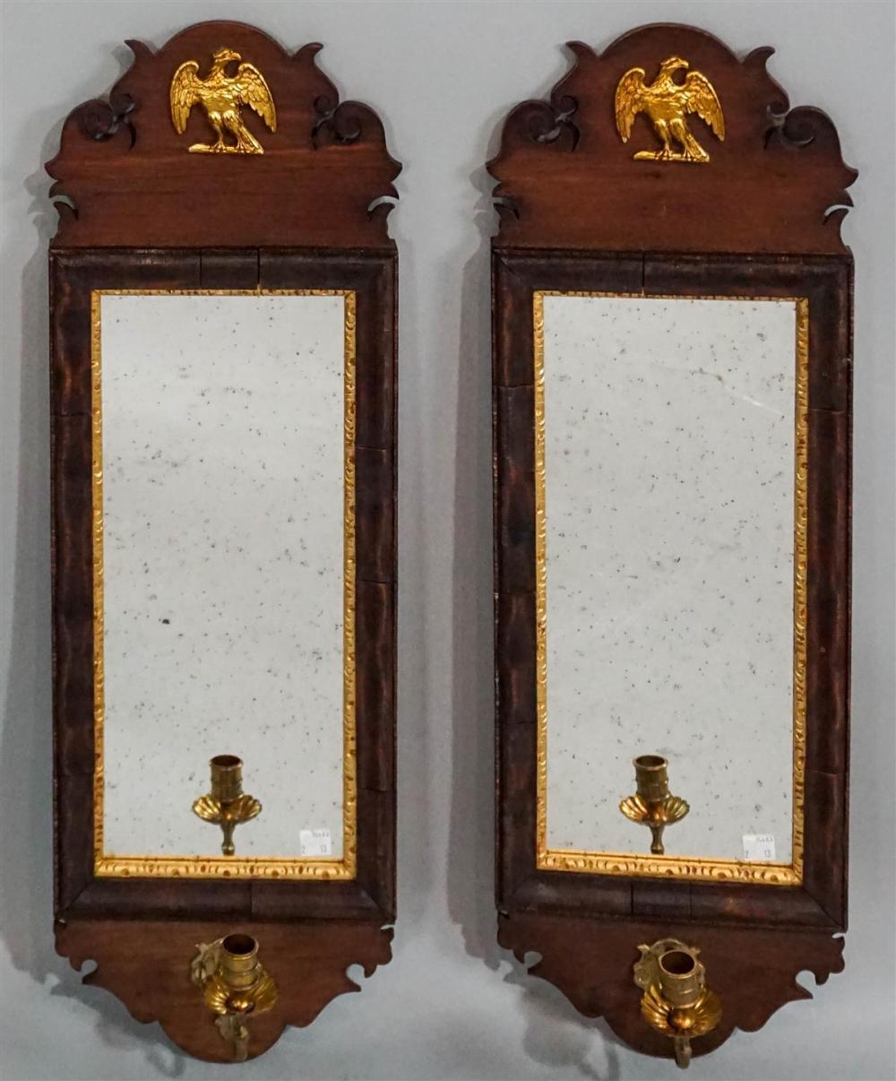 PAIR OF GEORGE III STYLE BRASS