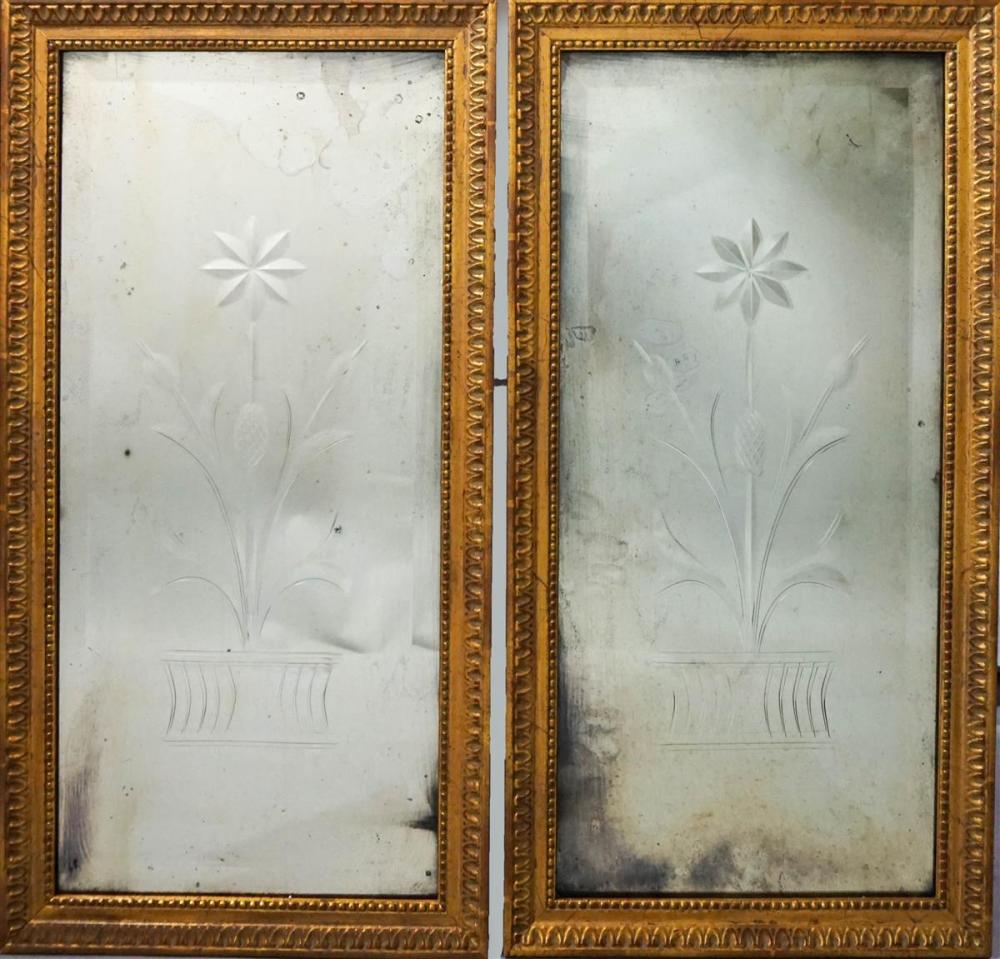 PAIR OF GEORGE III STYLE GILTWOOD