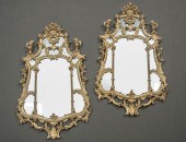 PAIR OF GEORGE III STYLE GILTW