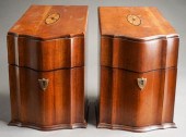 PAIR OF GEORGE III STYLE INLAI