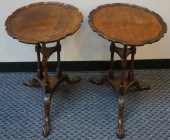 PAIR OF GEORGE III STYLE MAHOG