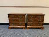 PAIR OF GEORGE III STYLE YEWWO